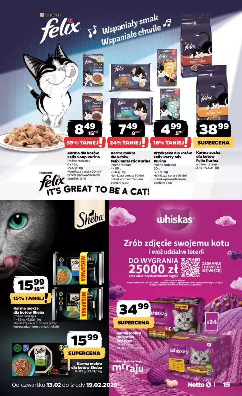 Netto - gazetka promocyjna Gazetka Spożywcza od czwartku 13.02 do środy 19.02 - strona 15