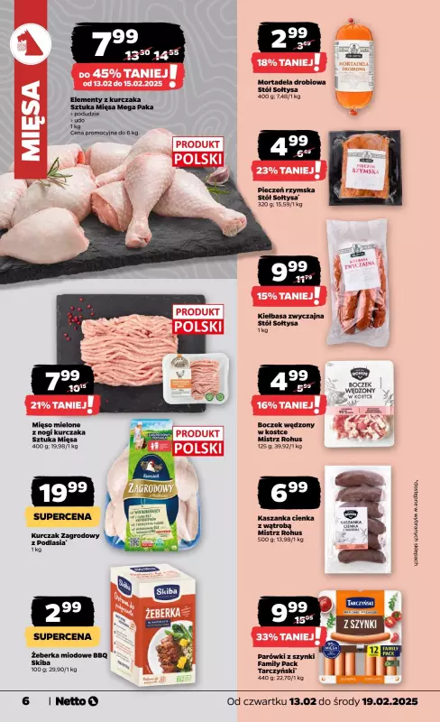 Netto - gazetka promocyjna Gazetka Spożywcza od czwartku 13.02 do środy 19.02 - strona 6