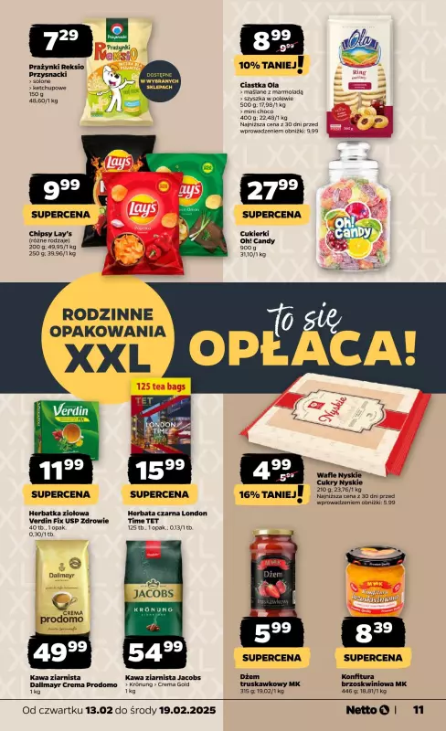 Netto - gazetka promocyjna Gazetka Spożywcza od czwartku 13.02 do środy 19.02 - strona 11