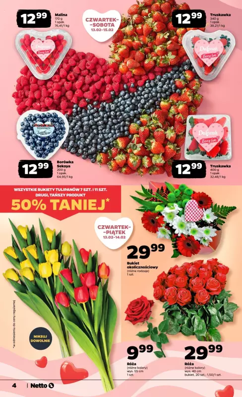 Netto - gazetka promocyjna Gazetka Spożywcza od czwartku 13.02 do środy 19.02 - strona 4