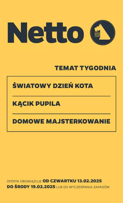 Netto - gazetka promocyjna Gazetka Non Food od czwartku 13.02 do środy 19.02