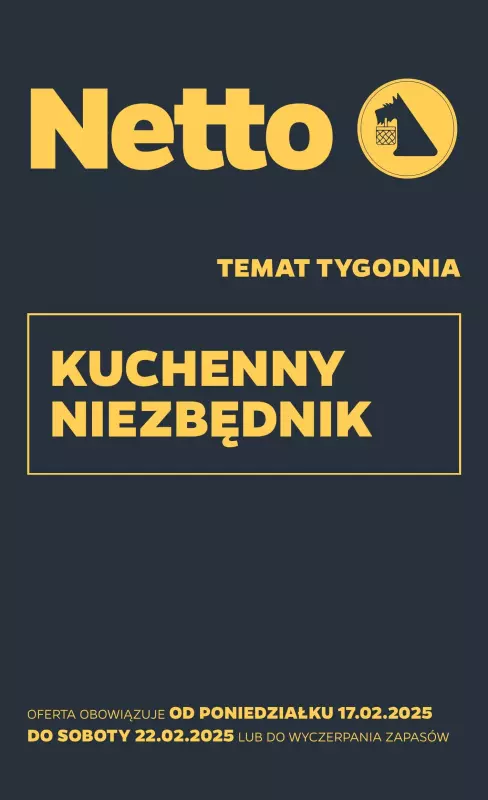 Netto - gazetka promocyjna Gazetka Non Food od poniedziałku 17.02 do soboty 22.02