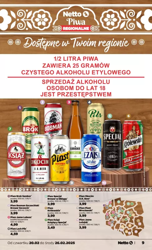 Netto - gazetka promocyjna Gazetka Spożywcza od czwartku 20.02 do środy 26.02 - strona 9