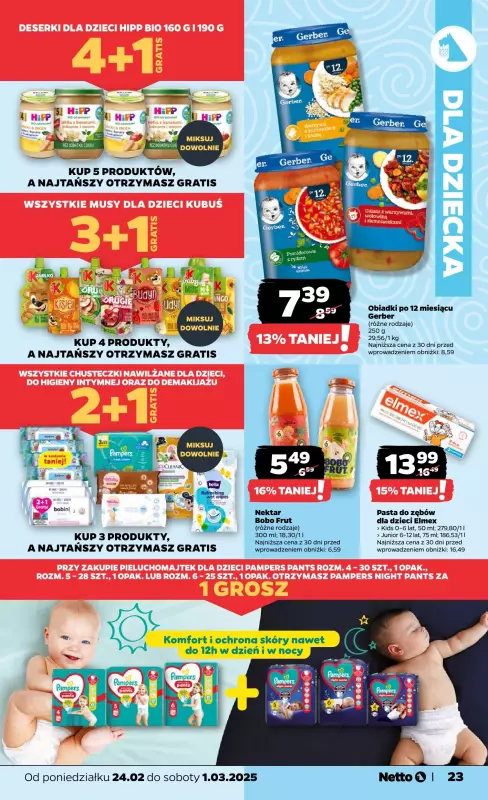 Netto - gazetka promocyjna Gazetka Spożywcza od poniedziałku 24.02 do soboty 01.03 - strona 23