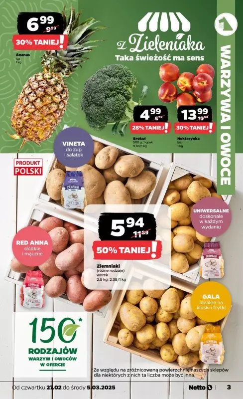 Netto - gazetka promocyjna Gazetka Spożywcza od czwartku 27.02 do środy 05.03 - strona 3