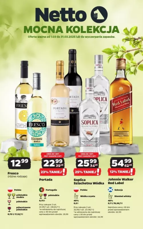 Netto - gazetka promocyjna Mocna Kolekcja od soboty 01.03 do poniedziałku 31.03