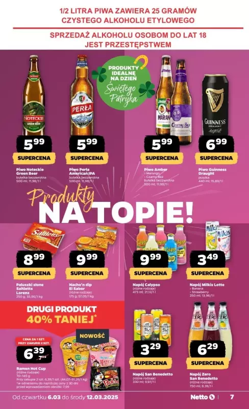 Netto - gazetka promocyjna Gazetka Spożywcza od czwartku 06.03 do środy 12.03 - strona 7