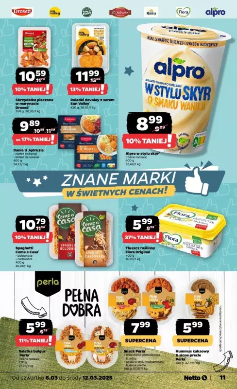 Netto - gazetka promocyjna Gazetka Spożywcza od czwartku 06.03 do środy 12.03 - strona 11