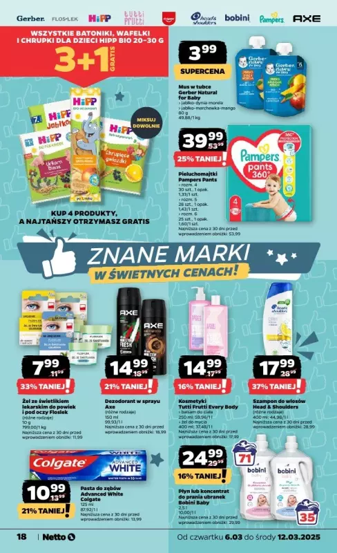 Netto - gazetka promocyjna Gazetka Spożywcza od czwartku 06.03 do środy 12.03 - strona 18