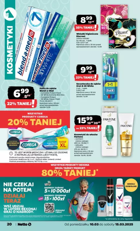 Netto - gazetka promocyjna Gazetka Spożywcza od poniedziałku 10.03 do soboty 15.03 - strona 20