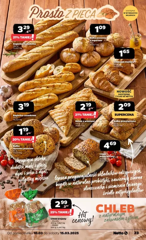 Netto - gazetka promocyjna Gazetka Spożywcza od poniedziałku 10.03 do soboty 15.03 - strona 23