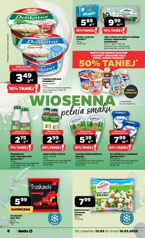 Netto - gazetka promocyjna Gazetka Spożywcza od czwartku 13.03 do środy 19.03 - strona 8