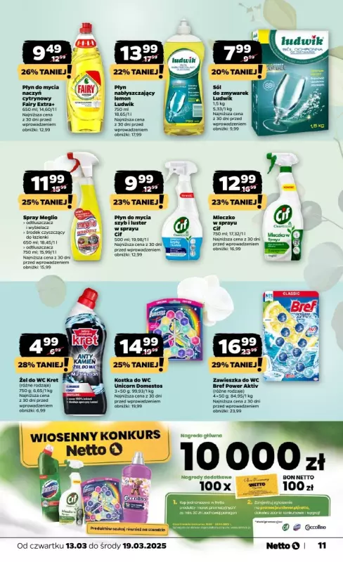 Netto - gazetka promocyjna Gazetka Spożywcza od czwartku 13.03 do środy 19.03 - strona 11