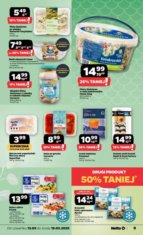 Netto - gazetka promocyjna Gazetka Spożywcza od czwartku 13.03 do środy 19.03 - strona 9