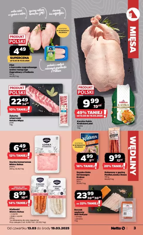 Netto - gazetka promocyjna Gazetka Spożywcza od czwartku 13.03 do środy 19.03 - strona 3