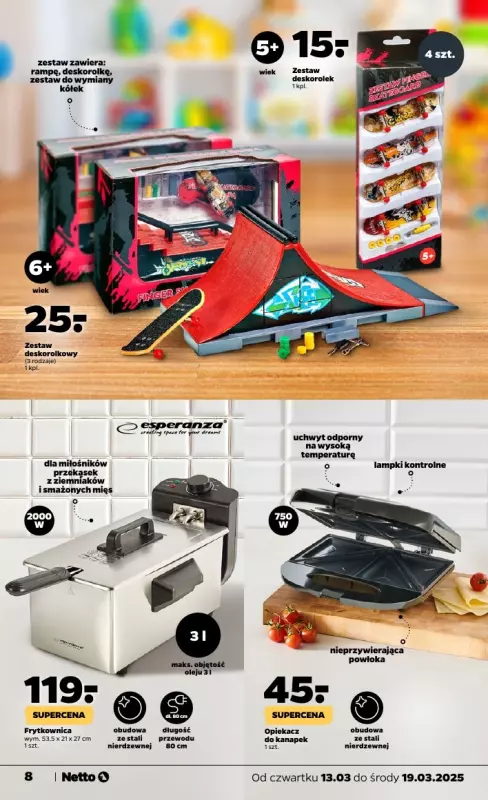 Netto - gazetka promocyjna Gazetka Non Food od czwartku 13.03 do środy 19.03 - strona 8