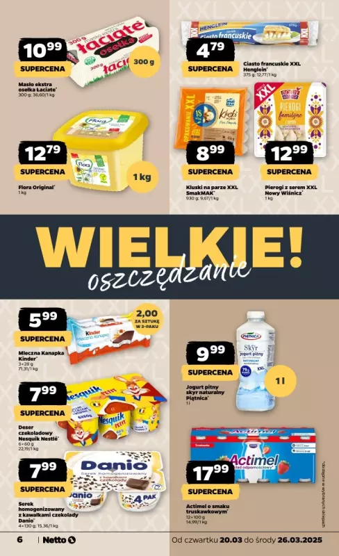 Netto - gazetka promocyjna Gazetka Spożywcza od czwartku 20.03 do środy 26.03 - strona 6