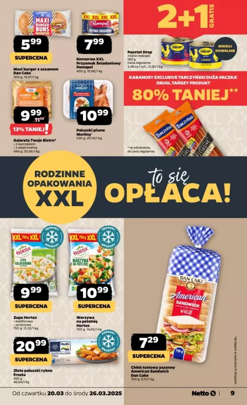 Netto - gazetka promocyjna Gazetka Spożywcza od czwartku 20.03 do środy 26.03 - strona 9