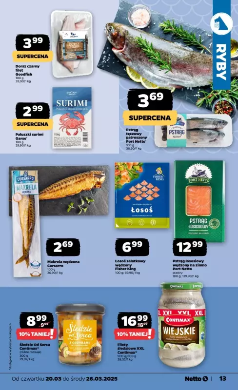 Netto - gazetka promocyjna Gazetka Spożywcza od czwartku 20.03 do środy 26.03 - strona 13