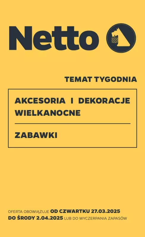 Netto - gazetka promocyjna Gazetka Non Food od czwartku 27.03 do środy 02.04