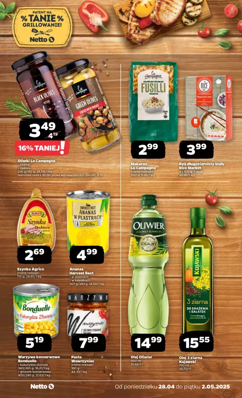 Netto - gazetka promocyjna Promocje na majówkę w Netto! od wtorku 29.04 do piątku 02.05 - strona 5