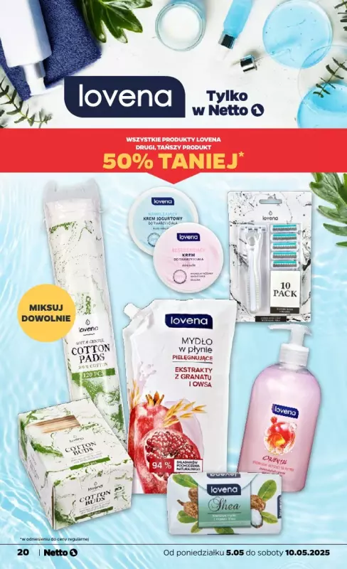 Netto - gazetka promocyjna Gazetka Spożywcza od poniedziałku 05.05 do soboty 10.05 - strona 20
