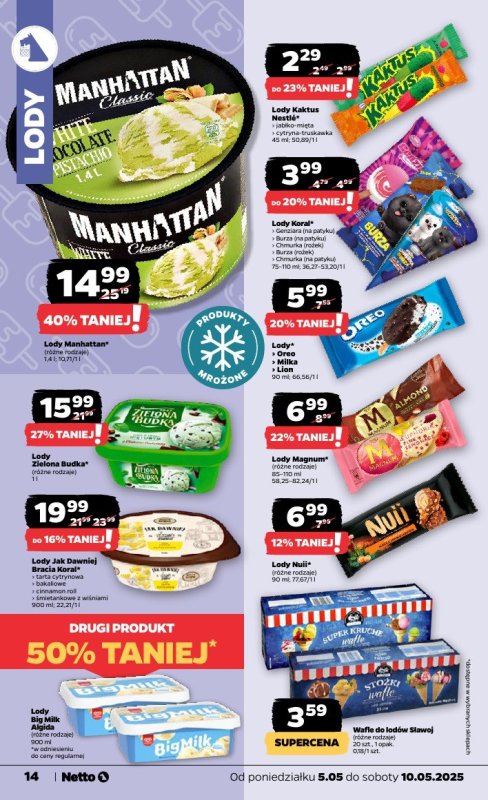Netto - gazetka promocyjna Gazetka Spożywcza od poniedziałku 05.05 do soboty 10.05 - strona 14
