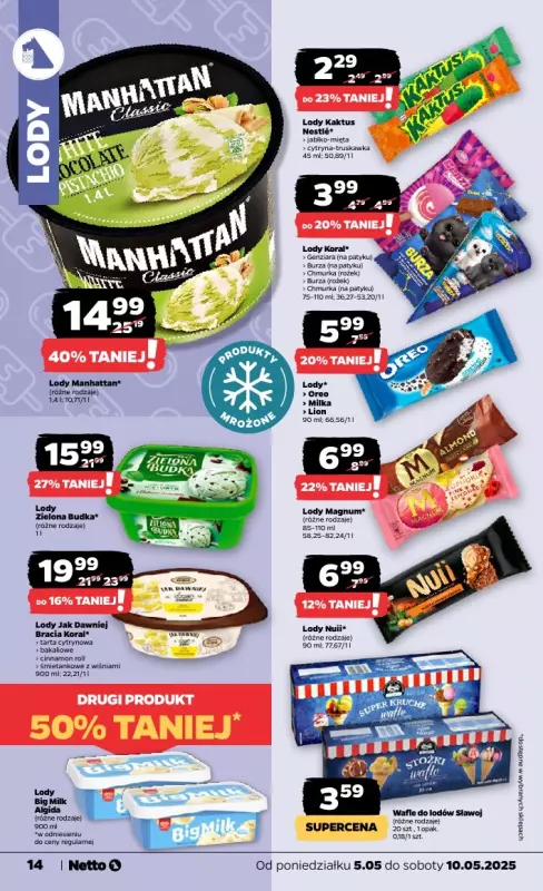 Netto - gazetka promocyjna Gazetka Spożywcza od poniedziałku 05.05 do soboty 10.05 - strona 14