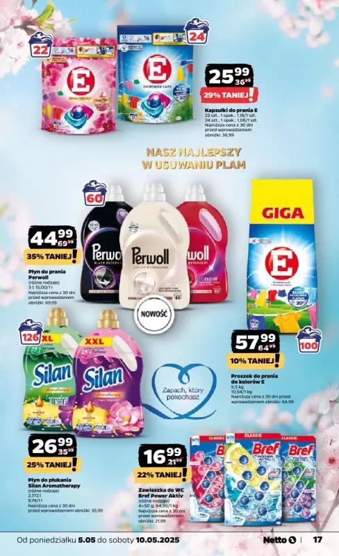 Netto - gazetka promocyjna Gazetka Spożywcza od poniedziałku 05.05 do soboty 10.05 - strona 17