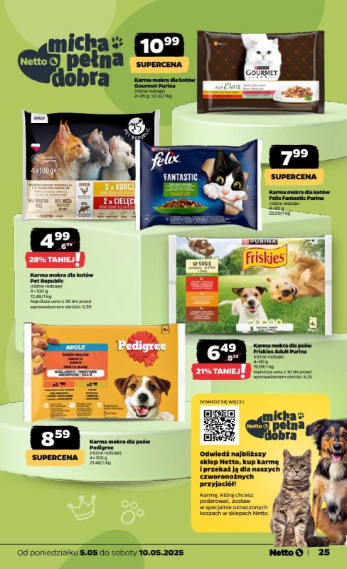 Netto - gazetka promocyjna Gazetka Spożywcza od poniedziałku 05.05 do soboty 10.05 - strona 25