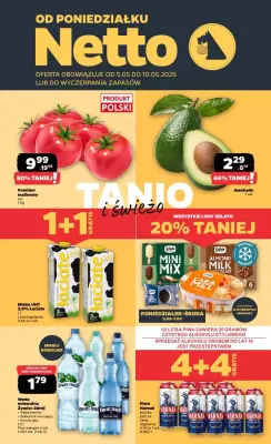 Netto - gazetka promocyjna Gazetka Spożywcza od poniedziałku 05.05 do soboty 10.05