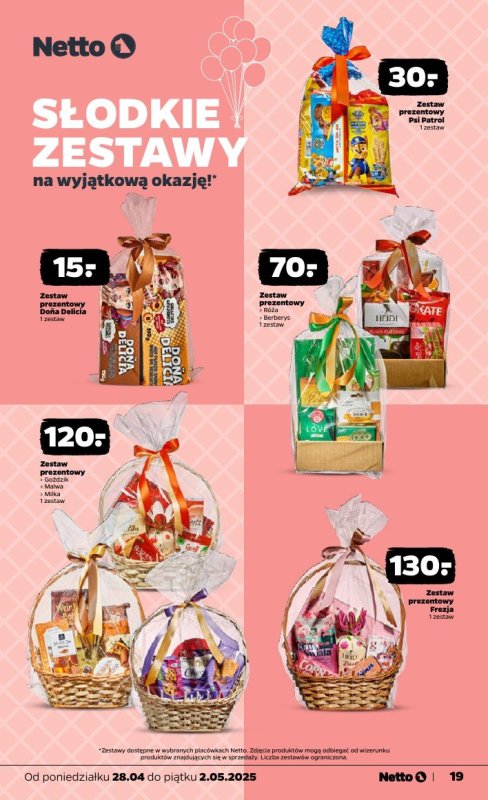 Netto - gazetka promocyjna Gazetka Spożywcza od poniedziałku 05.05 do soboty 10.05 - strona 19