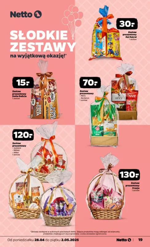 Netto - gazetka promocyjna Gazetka Spożywcza od poniedziałku 05.05 do soboty 10.05 - strona 19