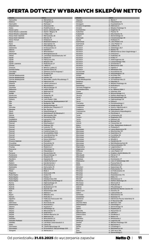 Netto - gazetka promocyjna Katalog Ogród od poniedziałku 31.03 do soboty 31.05 - strona 11