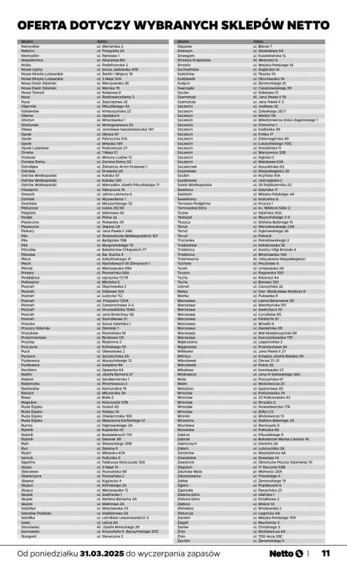 Netto - gazetka promocyjna Katalog Ogród od poniedziałku 31.03 do soboty 31.05 - strona 11
