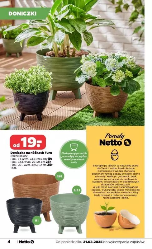 Netto - gazetka promocyjna Katalog Ogród od poniedziałku 31.03 do soboty 31.05 - strona 4