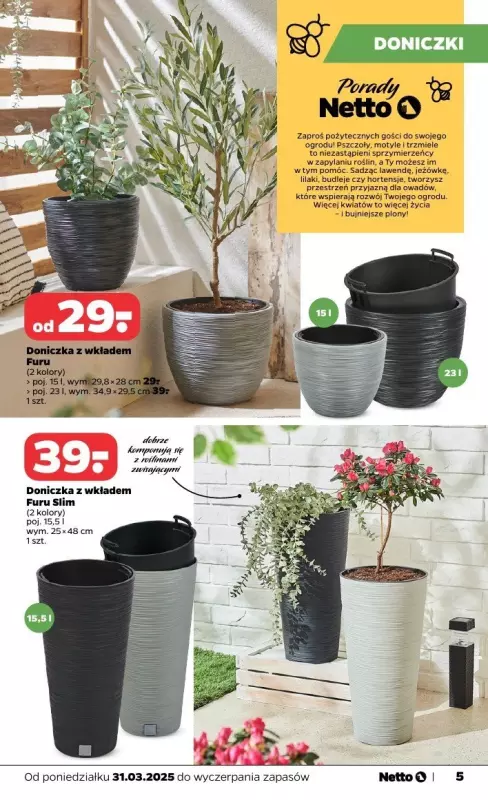 Netto - gazetka promocyjna Katalog Ogród od poniedziałku 31.03 do soboty 31.05 - strona 5