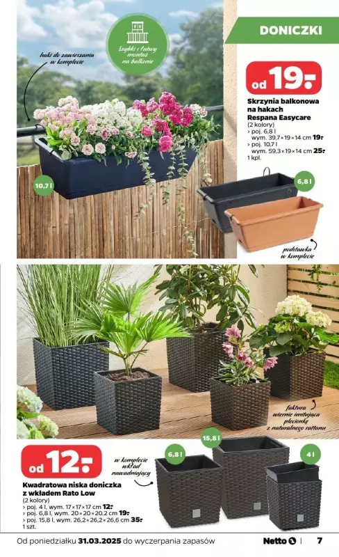 Netto - gazetka promocyjna Katalog Ogród od poniedziałku 31.03 do soboty 31.05 - strona 7