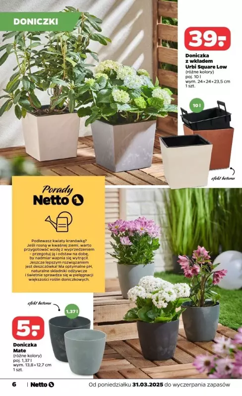 Netto - gazetka promocyjna Katalog Ogród od poniedziałku 31.03 do soboty 31.05 - strona 6