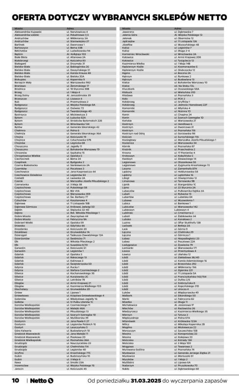 Netto - gazetka promocyjna Katalog Ogród od poniedziałku 31.03 do soboty 31.05 - strona 10