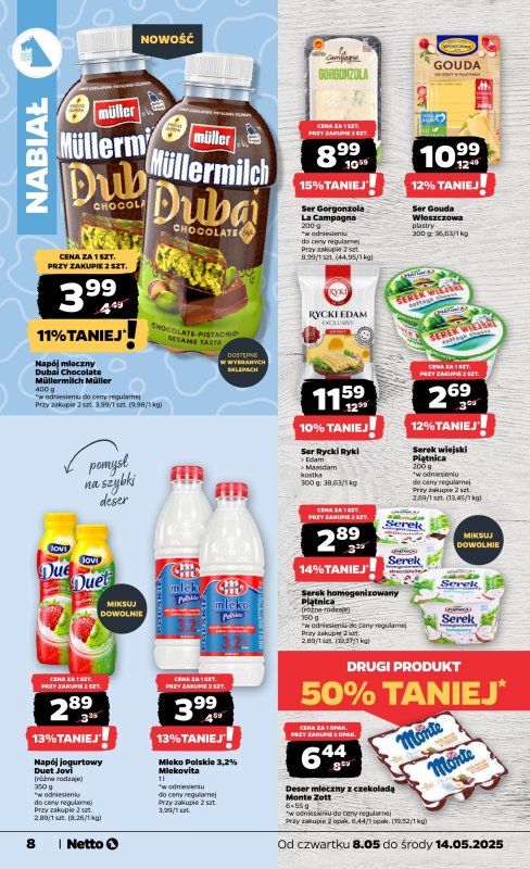 Netto - gazetka promocyjna Gazetka Spożywcza od czwartku 08.05 do środy 14.05 - strona 8