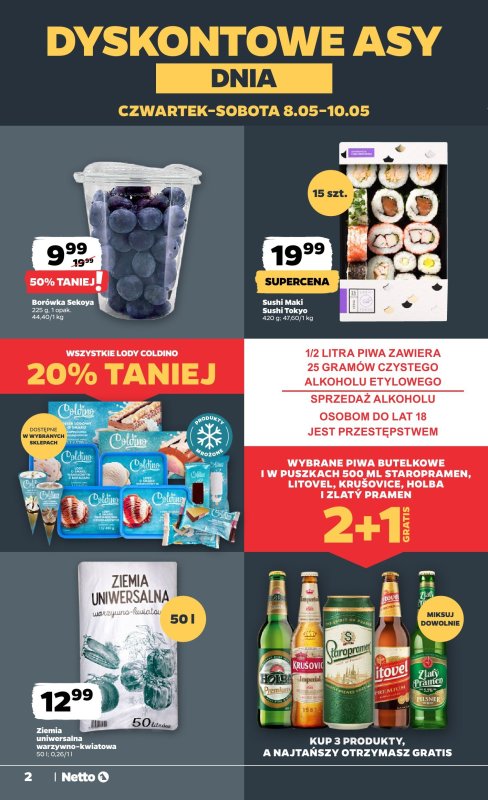 Netto - gazetka promocyjna Gazetka Spożywcza od czwartku 08.05 do środy 14.05 - strona 2