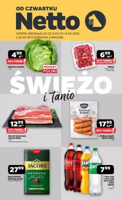Netto - gazetka promocyjna Gazetka Spożywcza od czwartku 08.05 do środy 14.05