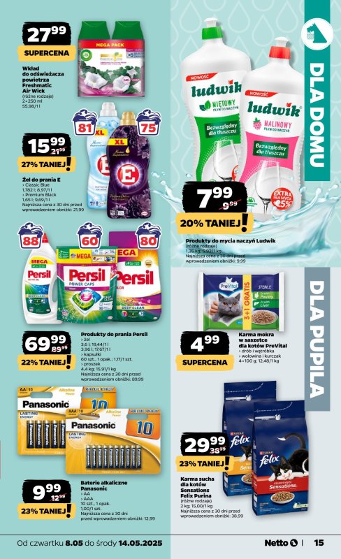 Netto - gazetka promocyjna Gazetka Spożywcza od czwartku 08.05 do środy 14.05 - strona 15