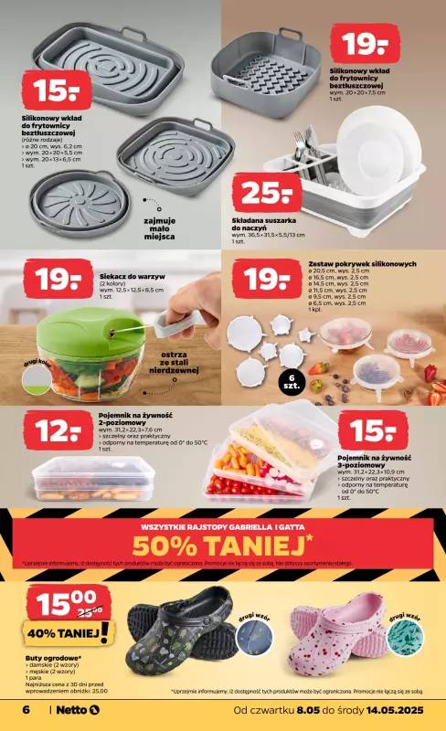 Netto - gazetka promocyjna Gazetka Non Food od czwartku 08.05 do środy 14.05 - strona 6