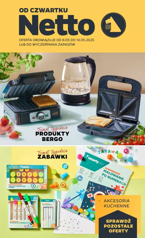 Netto - gazetka promocyjna Gazetka Non Food od czwartku 08.05 do środy 14.05