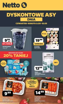 Netto - gazetka promocyjna Dyskontowe Asy w Netto! od czwartku 08.05 do soboty 10.05