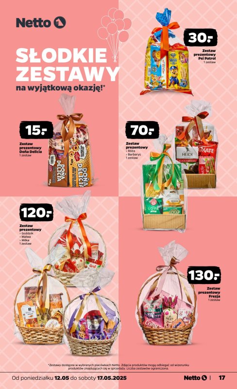 Netto - gazetka promocyjna Gazetka Spożywcza od poniedziałku 12.05 do soboty 17.05 - strona 17