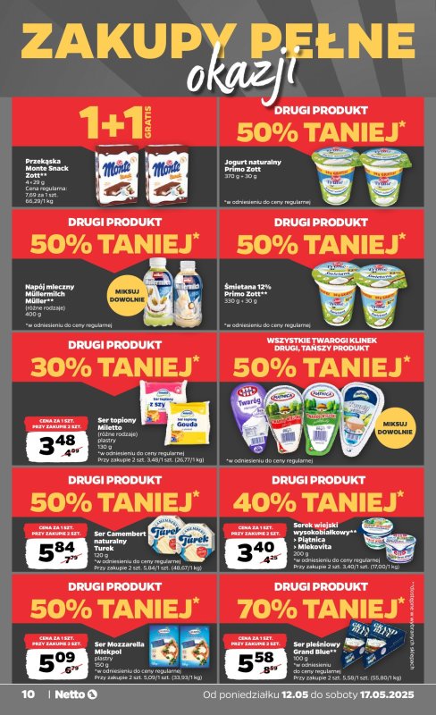 Netto - gazetka promocyjna Gazetka Spożywcza od poniedziałku 12.05 do soboty 17.05 - strona 10