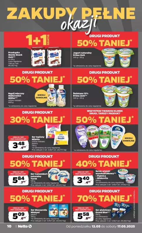 Netto - gazetka promocyjna Gazetka Spożywcza od poniedziałku 12.05 do soboty 17.05 - strona 10